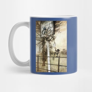 Tricky Fairies - Peter Pan of Kensington Gardens - Arthur Rackham Mug